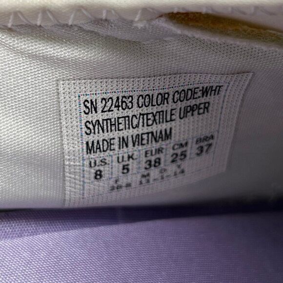 Skechers Breathe Easy Shoes Women's Size 8 White Slip On Relaxed Fit Memory Foam - Picture 12 of 12